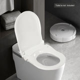 Non-Electric Bidet Toilet Seat 3-Hole Bidet Seat Fits Elongated Toilets White Dual Nozzle System