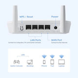N300 WiFi Router 2.4G Easy Setup Wireless Internet Network Router for Home