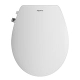 AQUATIZ Round Bidet Toilet Seat with Soft Close, Non-Electric Bidet Toilet Seat
