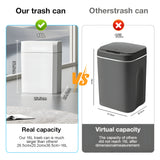 12/16L Smart Sensor Trash Can Bathroom Anti odor Automatic Trash Bin For Toilet