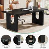 Tribesigns Executive Desk, 70.9" Large Office Computer Desk, Conference Table Meeting Room Table