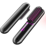 Hair Straightening Comb, Negative Will Not Damage Hair, Wireless and Portable for Home Use, Rechargeable Hair Straightener, Dual-Purpose Electric Hairdressing Comb
