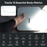 Smart Scale X Digital Bathroom Scale for Body Weight, BMI, Body Fat, Muscle Mass, Heart Rate Monitor |
