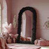 DDHOME 32"x71" Full Length Mirror Free Standing Floor Mirror Wall Mounted