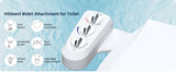Toilet Seat Bidet with Self Cleaning Dual Nozzle, Hot and Cold Water Spray Non-Electric Mechanical