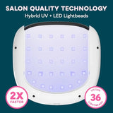UV LED Nail Lamp UV Light for Gel Polish with 4 Timer Settings Nail Dryer with