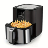 Kit Cook Large Air Fryer, 1500W 7QT Air Fryer Cooker, Adjustable Temperature 100-400°F