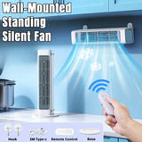 3000mAh Tower Fan Wall Mounted Leafless Fan 3 Mode Silent for Home Office