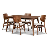 60-inch Rectangular Walnut Dining Table, Customizable