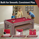 Bench-Included Billiards Table Combo Set