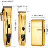 Professional Hair Clippers Electric Razor Shavers Men 3 Piece Set Rechargeable Clippers and Trimmers