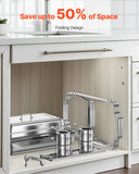 SucceBuy 8 Qt 4/6 Pack Chafing Dish Buffet Set Stainless Steel Chafer Rectangle Catering Warmer