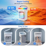 Bedroom office car use portable air conditioner, evaporative cooler material