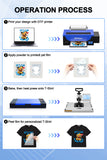 DTF Printer Impresora A3 XP600 DTF Printer Directly Transfer Film Printer A4 DTF T-shirt Printing Machine