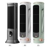Vertical Horizontal Electric Fan  Portable Tower Fan USB Rechargeable