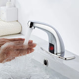 Sink Faucets Water Tap Automatic Infrared Sensor Faucet Deck Mount Smart Touch Fre