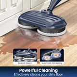 Steam Mop Cleaner with Rotating Mop Pad 10 in 1 for Home Hardwood