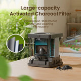 Electric Compost Bin for Kitchen, 3L Smart Countertop Composter with Odorless Auto-Cleaning