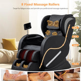 Zero Gravity Massage Recliner w/Air Pressure, 8 Fixed Points Massage Rollers