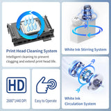 A4 DTF Printer L805 a4 dtf transfer printer for Epson l805 dtf printer bundle A4 t shirt printing machine with A4 dtf oven kits