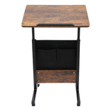 Adjustable Height Standing Desk, Portable Laptop Desk, Rolling Computer Stand