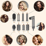 8 in 1 Handle Foldable Hair Dryer Portable Multifunctional Home Hair Dryer Folding Styling Comb