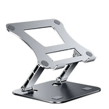 Laptop Stand Adjustable Aluminum Alloy Notebook Tablet Stand Up to 17 Inch Laptop