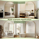 Large Full Length Hanging Mirror with Standing for Bedroom Cloakroom