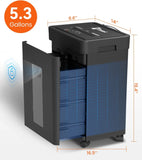 Heavy Duty Paper Shredder Micro-Cut High Security Level P-4, 12 Sheets