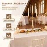 3/5 Candle Sticks Stand Holders Decor Centerpiece Dining Table Wedding