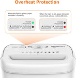 Cross Cut Paper Shredder 8-Sheet Heavy Duty for Security, Credit Card