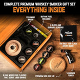 Whiskey Cocktail Smoker Kit with Torch Old Fashioned Syrup and 8 Flavors Wood Chips