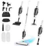 11-in-1 Steam Mop, Powerful Handheld Steam Cleaner for Home w/ 23FT Cord