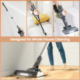 INSE N8 Cordless 25Kpa Stick Vacuum with 2200mAh Rechargeable Battery