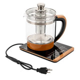 1.8L Electric Glass Tea Kettle - Multifunction Hot Water Boiler with Keep Warm & 6 Temp Settings