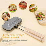 1pcs Breakfast Sandwich Maker, hot dog toaster,press bakeware nonstick frying pan