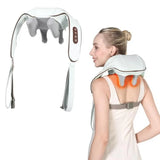 4D Deep Cordless Neck Massager Pillow Leg and Back Pain Relief for Men