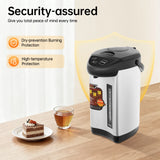 Electric Kettle, 4L 110V Stainless Steel Electric Water Boiler Kettle with 750W Fast Heating