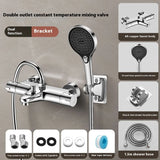 Thermostatic mixing valve, thermostatic device for hot and cold shower, automatic temperature control