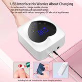 UV LED Nail Lamp Cordless 72W Portable Nail Dryer Light Rechargeable UV Light for Gel Nails Polish/AcrylicFast