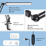 LED reading desk lamp/computer lamp, adjustable angle, eye-friendly design