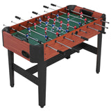 47 Inch Soccer Game Table with Score Keeper Indoor Foos Ball Table