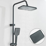 Bathroom Exposed Shower System Rainfall Shower Head Combo