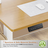 JHK Electric Standing Desk Height Adjustable 40x24 Inch Stand Up Sit Stand Computer Desk