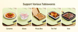 Electric Warming Tray with 8 Tem Setting Food Warmer Plate Foldable Portable Smart Food Fast Heating Mat Electric Warming Tray