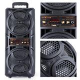 Portable 3000W Bluetooth Speaker Subwoofer Heavy Bass Sound