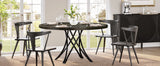 Tribesigns Round Dining Table for 4-6 People, 47-Inch Farmhouse Dinning Room Table