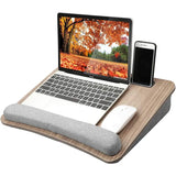 Portable Lap Laptop Desk with Pillow Cushion, Fits up to 15.6 inch Laptop