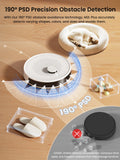 LEFANT M2L Plus Robot Vacuum Cleaner with Mapping, 6000Pa Suction