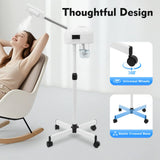Professional Facial Steamer Machine on Wheels Standing Esthetician